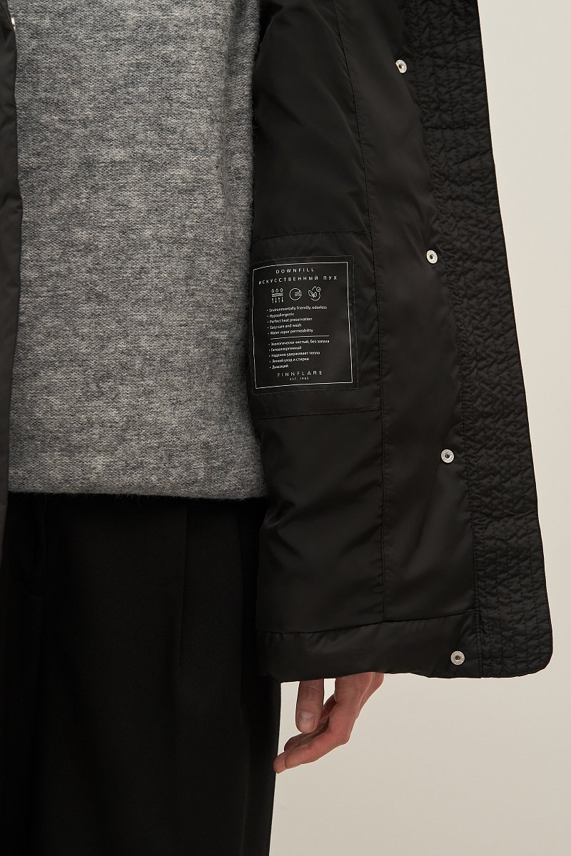 Утепленная куртка с капюшоном, Модель FAC11053, Фото №6