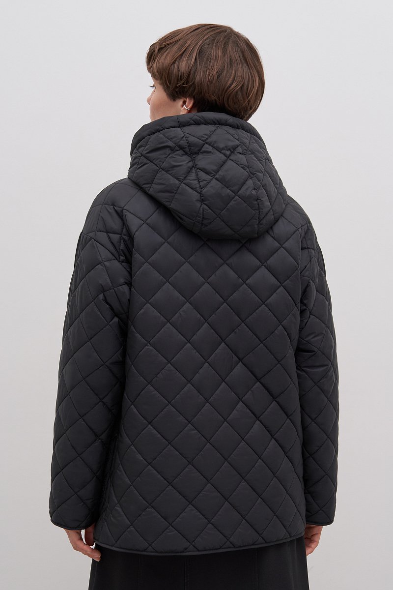 Утепленная куртка со съемным капюшоном, Модель FAC11097, Фото №5