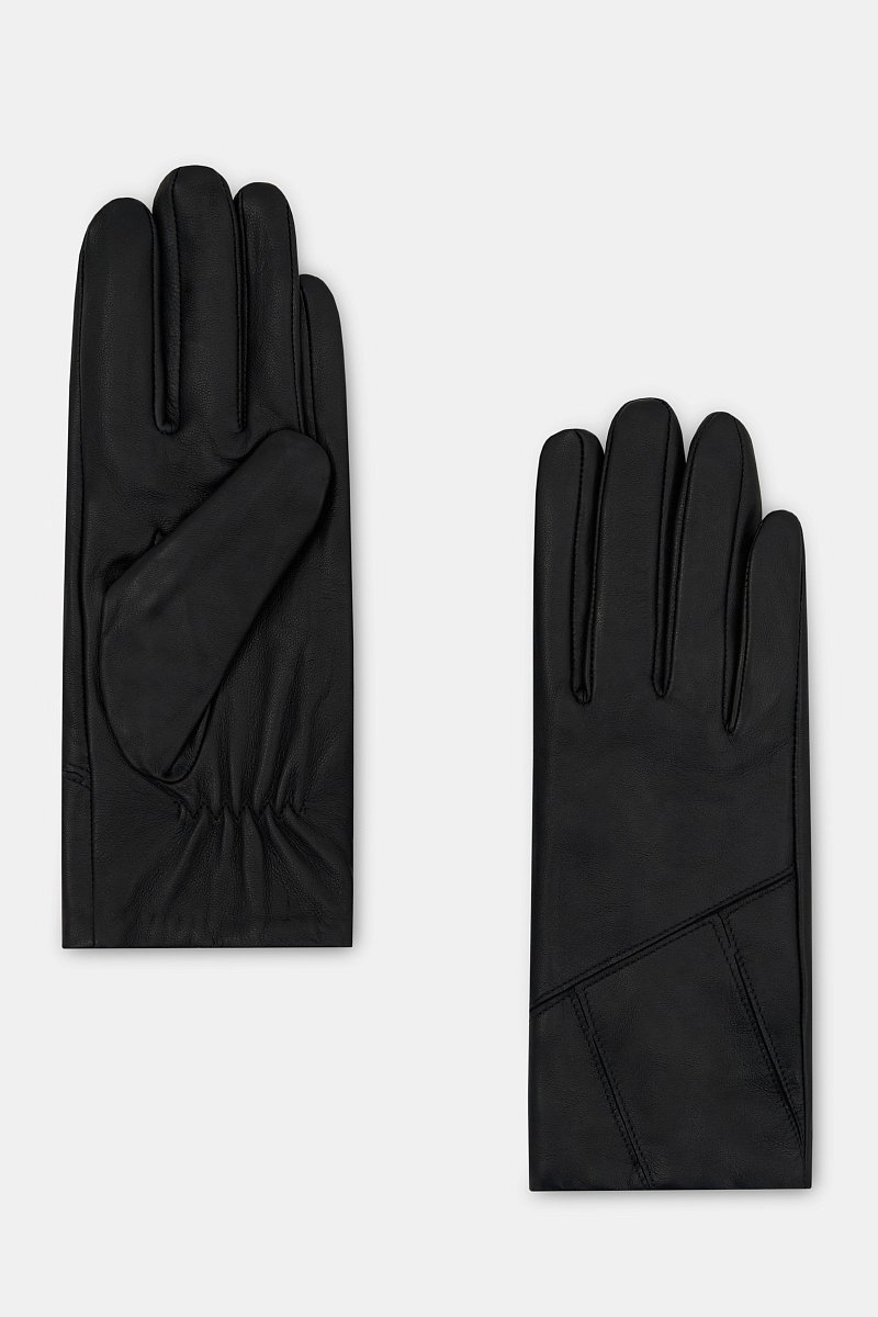 Кожаные женские перчатки, Модель FAC11325, Фото №1