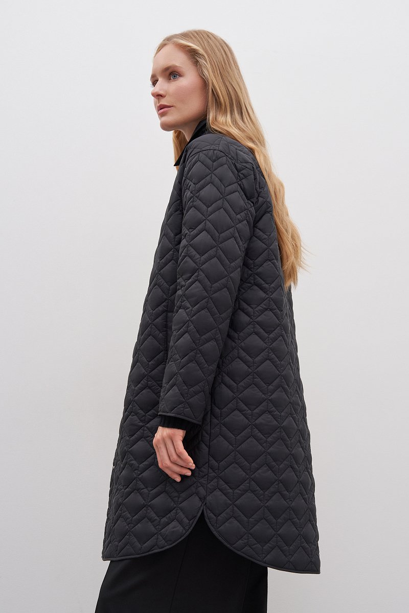 Стеганое пальто на утеплителе, Модель FAC12037, Фото №4