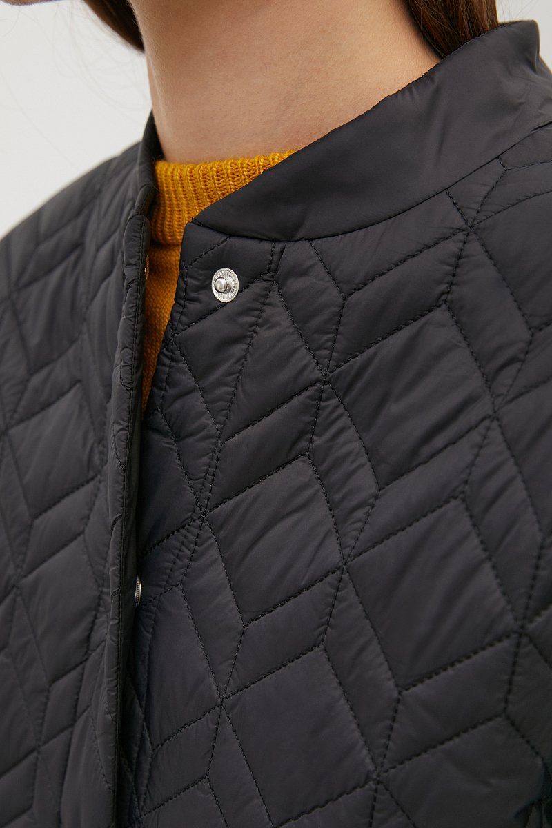 Стеганое утепленное пальто, Модель FAC12037, Фото №6
