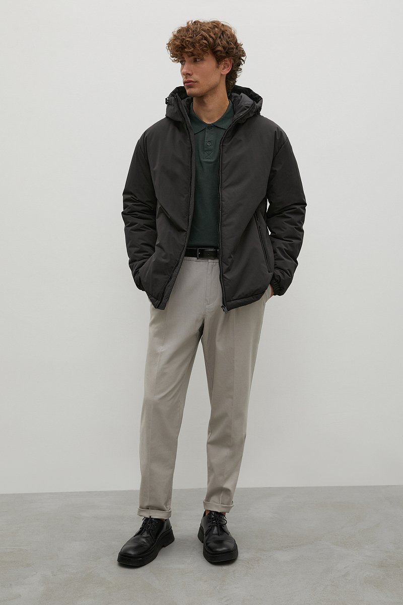 Утепленная куртка с капюшоном, Модель FAC21006, Фото №2