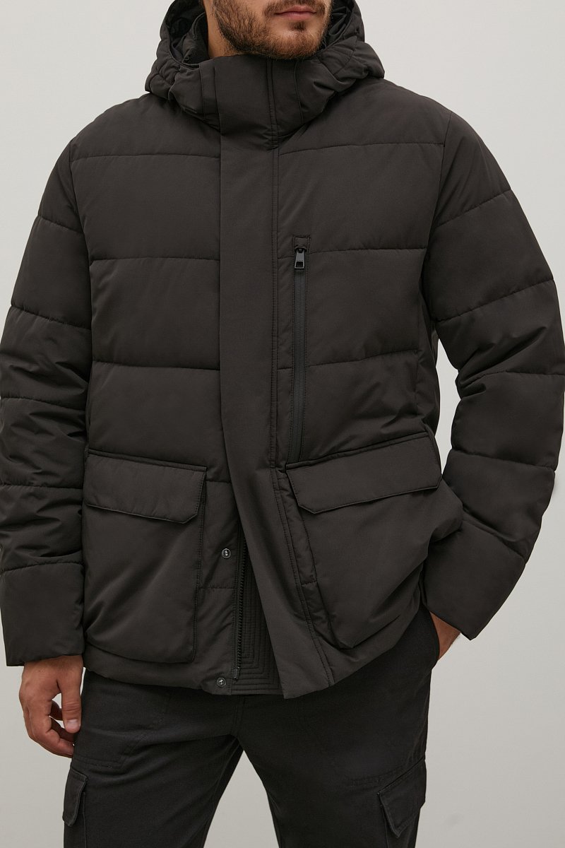 Стеганая куртка с капюшоном, Модель FAC22010, Фото №3