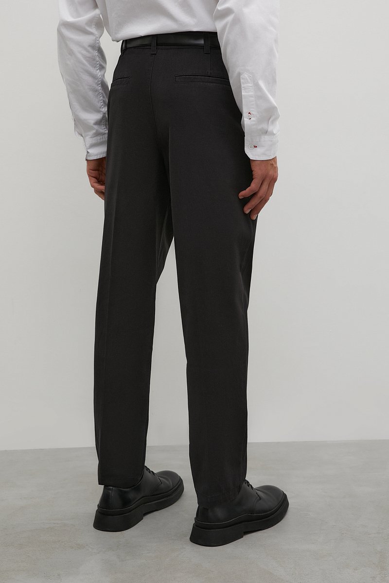 Хлопковые брюки с защипами, Модель FAC22025, Фото №5