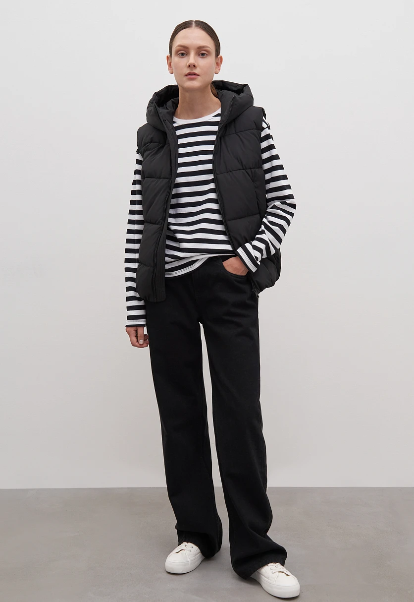 Утепленный жилет с капюшоном, Модель FAC13011, Фото №2