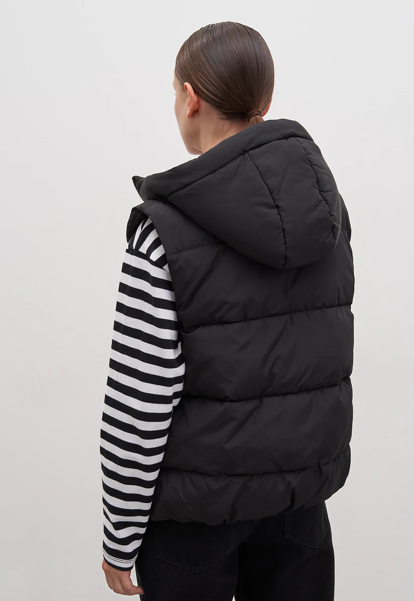 Утепленный жилет с капюшоном, Модель FAC13011, Фото №5