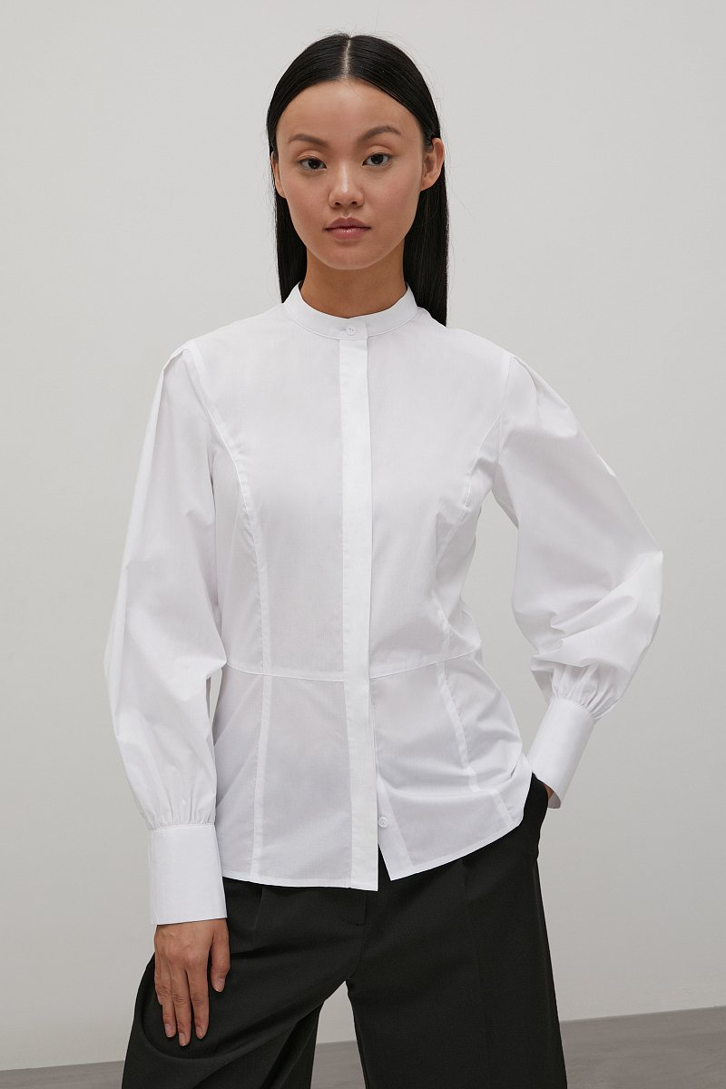 Рубашка с объемными рукавами, Модель FAC11069, Фото №1