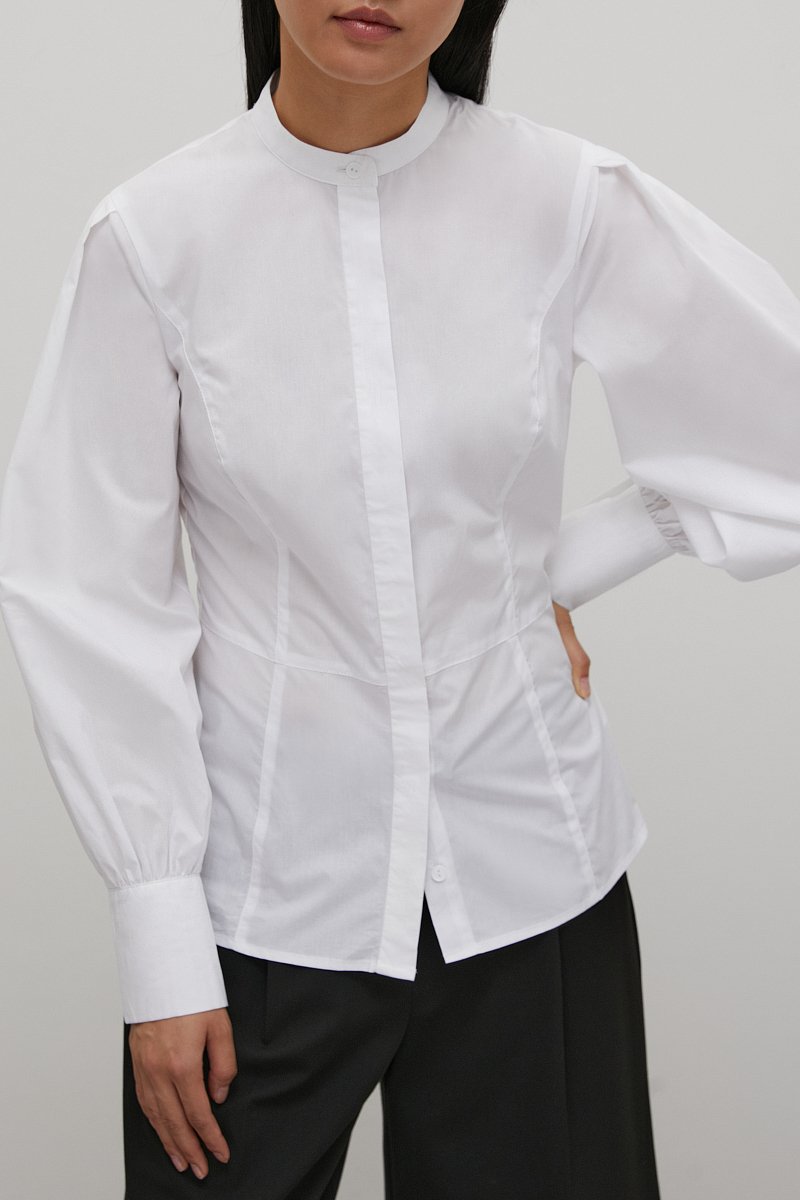 Рубашка с объемными рукавами, Модель FAC11069, Фото №3