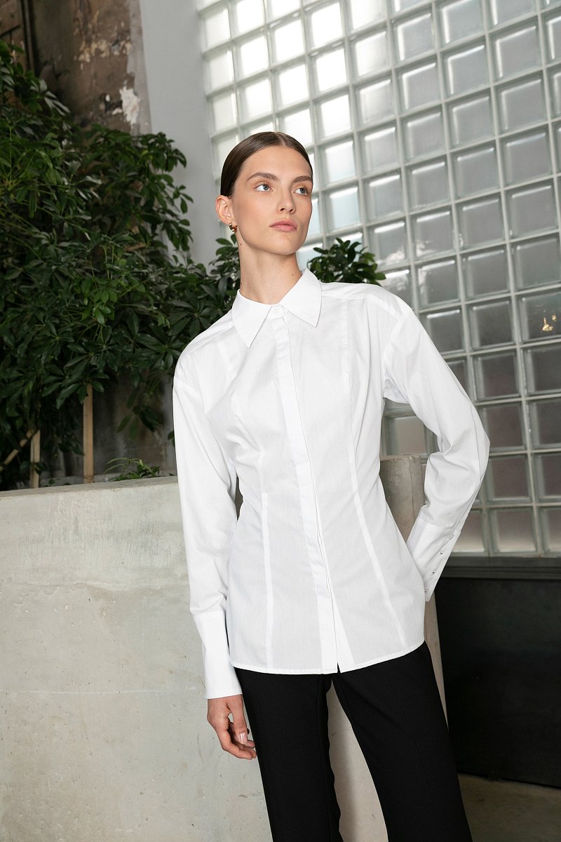 Рубашка с широкими манжетами, Модель FAC51039, Фото №1