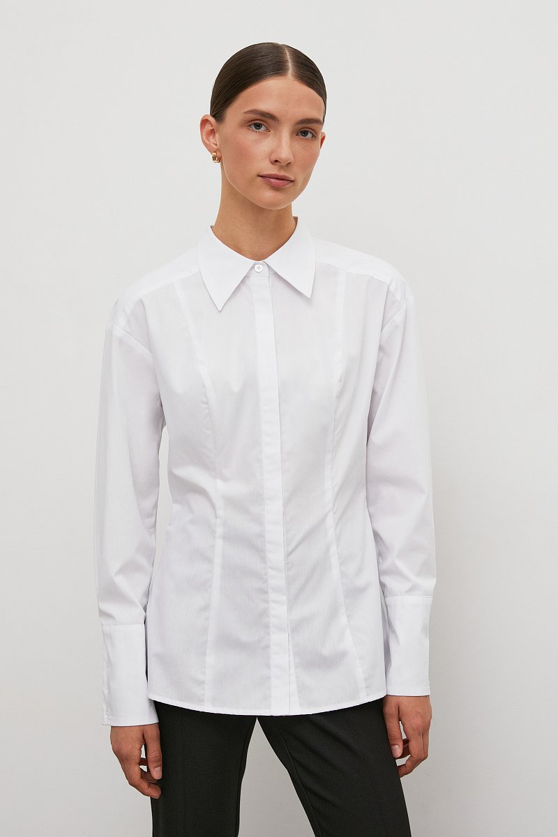 Рубашка с широкими манжетами, Модель FAC51039, Фото №2