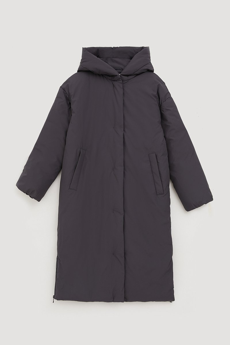 Утепленное пальто с капюшоном, Модель FAC11019, Фото №9