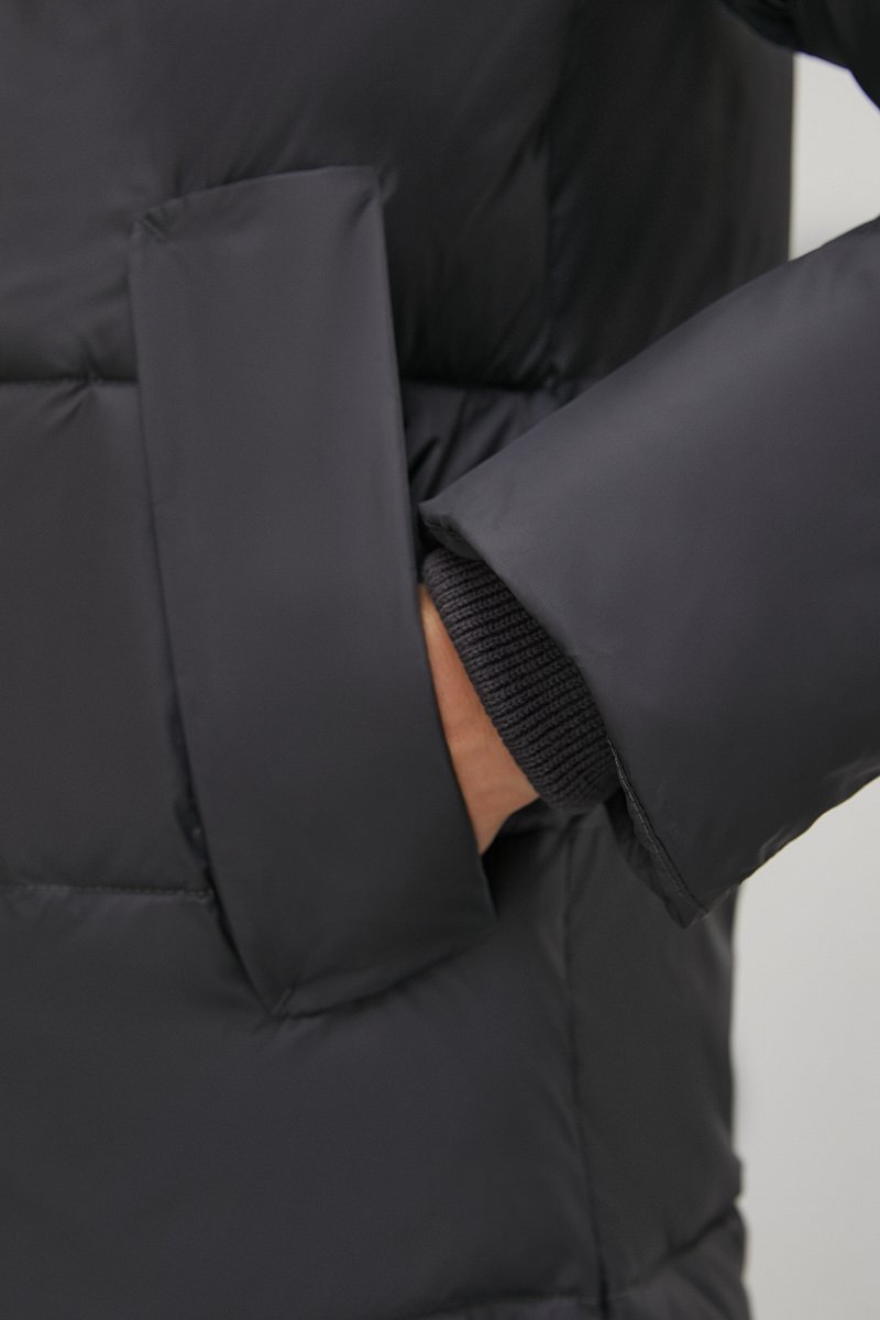 Утепленная куртка с капюшоном, Модель FAC11053, Фото №6