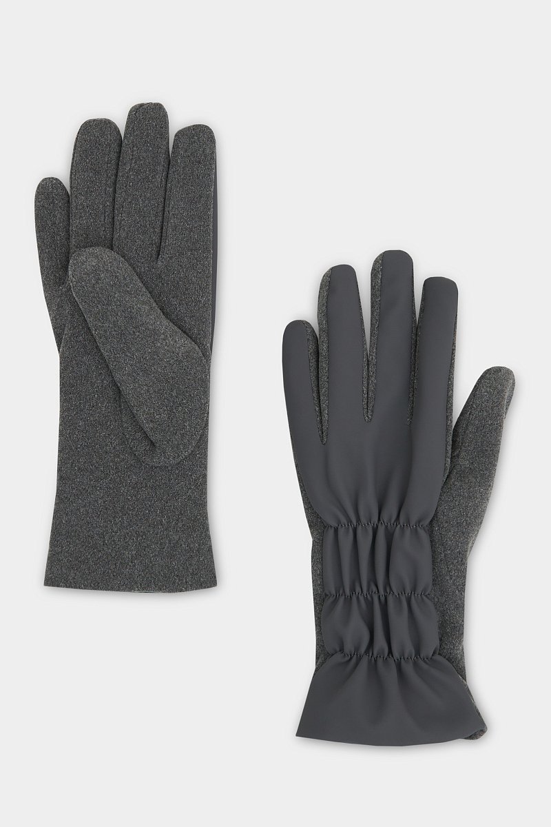 Текстильные женские перчатки, Модель FAC11317, Фото №1