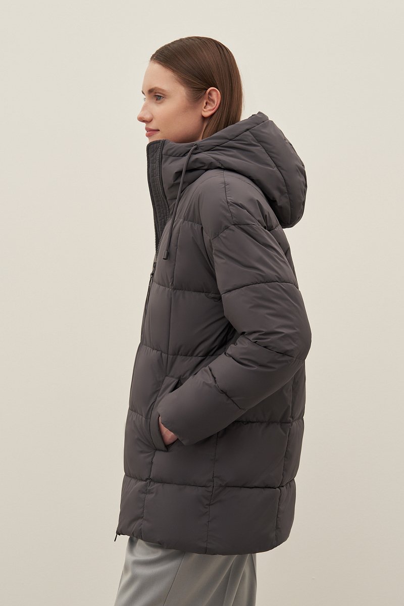 Утепленная куртка с капюшоном, Модель FAC12014, Фото №3