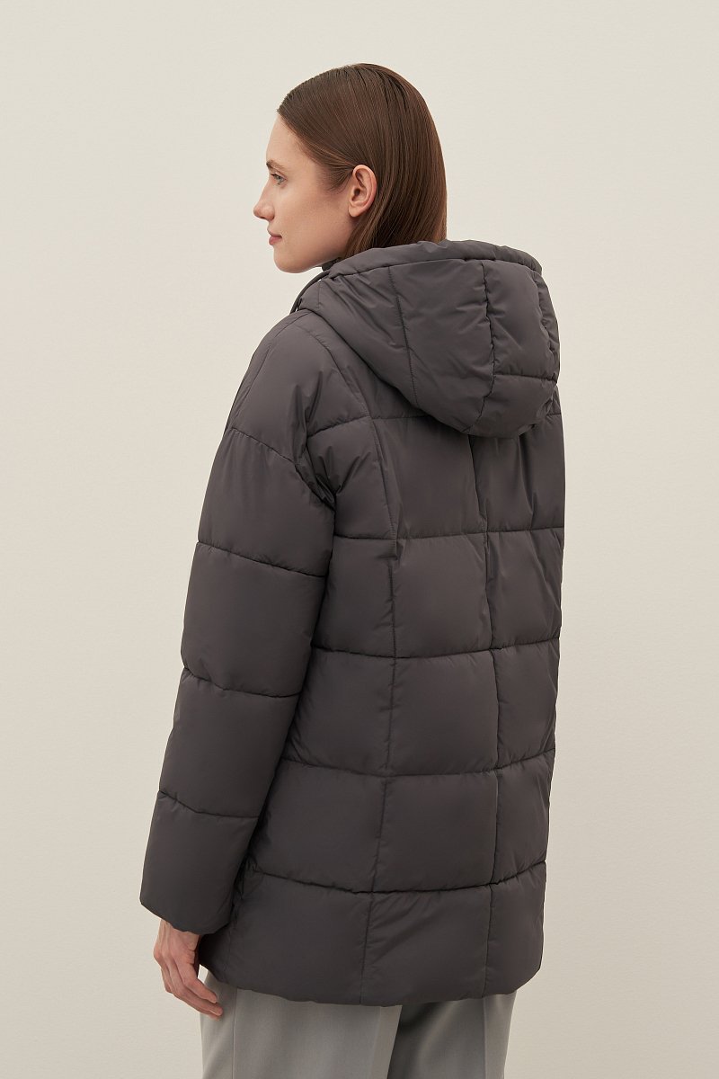 Утепленная куртка с капюшоном, Модель FAC12014, Фото №4