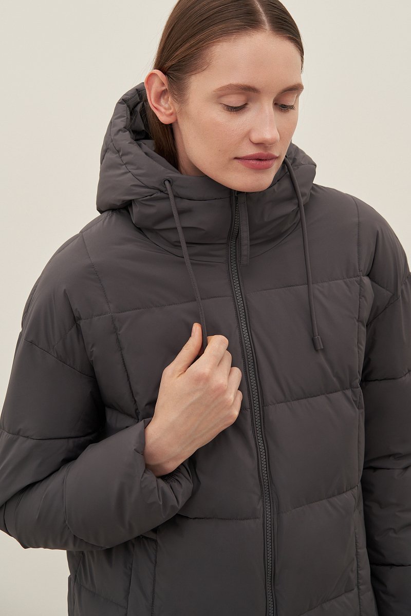 Утепленная куртка с капюшоном, Модель FAC12014, Фото №6