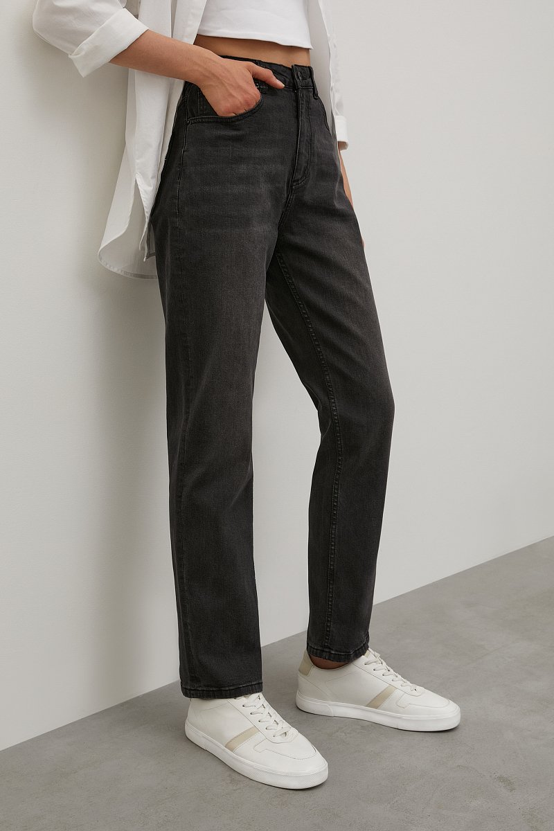 Джинсы  straight fit с эластаном, Модель FAC15002, Фото №4