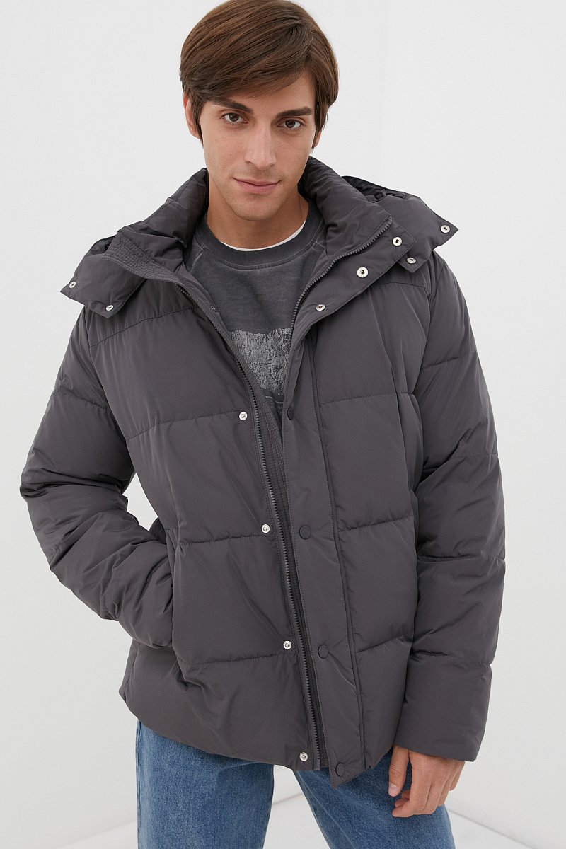 Утепленная куртка с капюшоном, Модель FAC21004, Фото №1