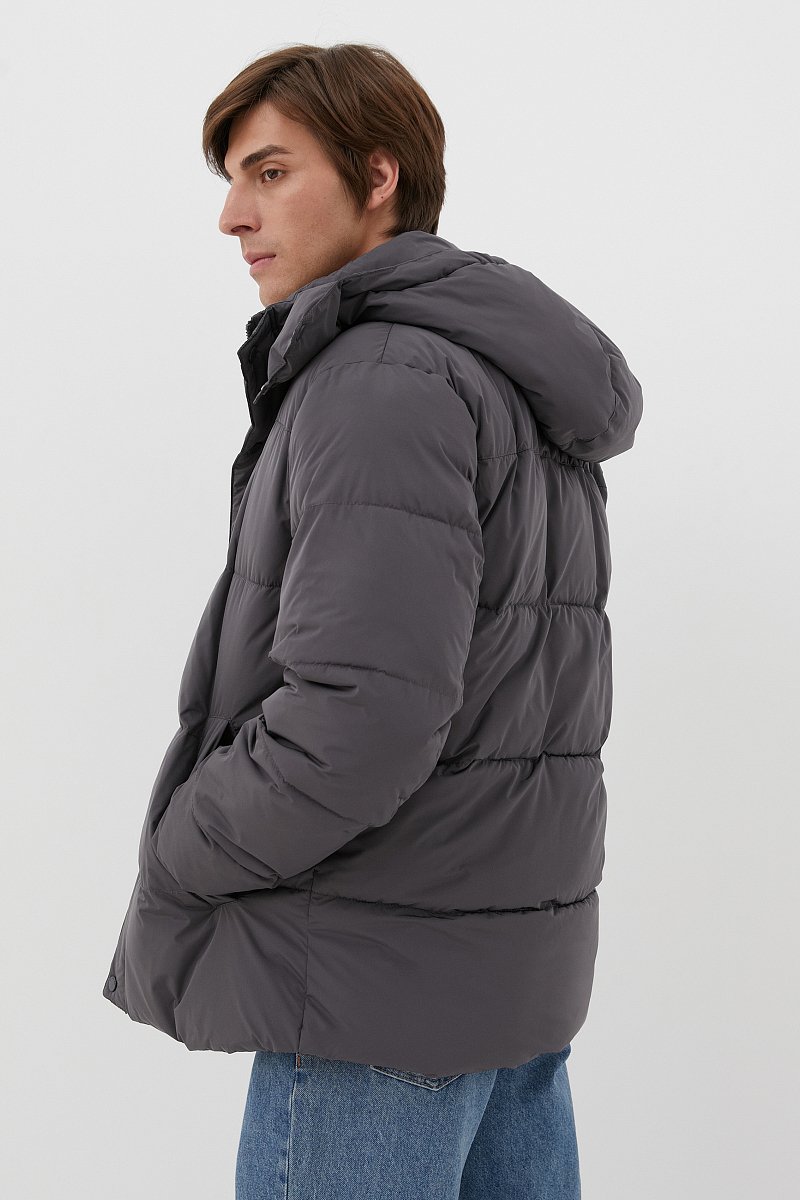 Утепленная куртка с капюшоном, Модель FAC21004, Фото №4