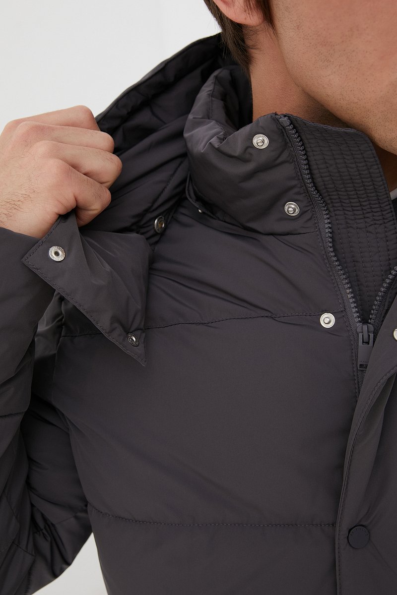 Утепленная куртка с капюшоном, Модель FAC21004, Фото №6