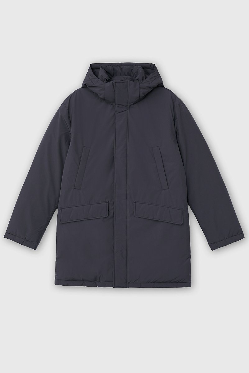 Утепленное пальто с капюшоном, Модель FAC22008B, Фото №9