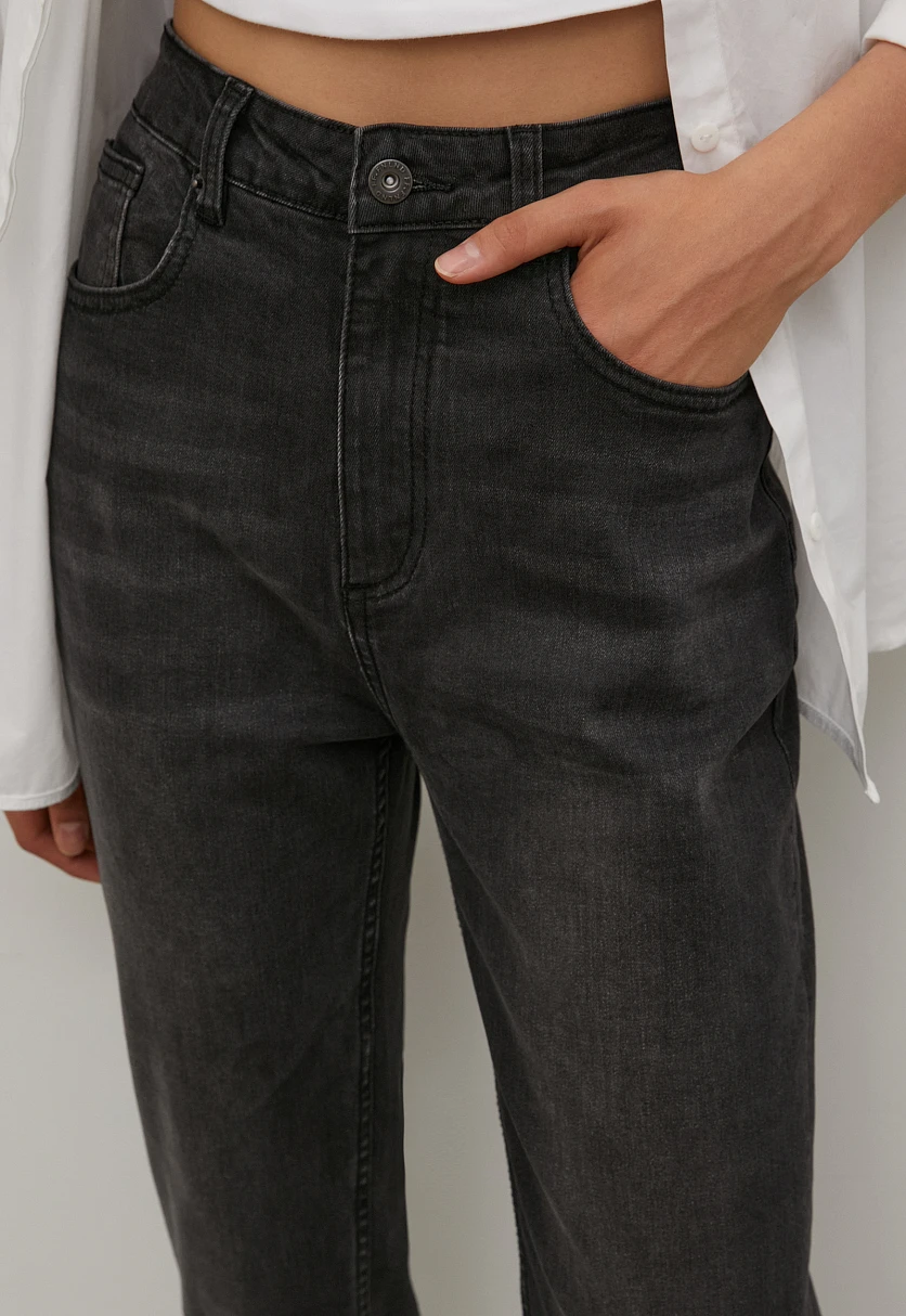 Джинсы straight fit женские, Модель FAC15002, Фото №3