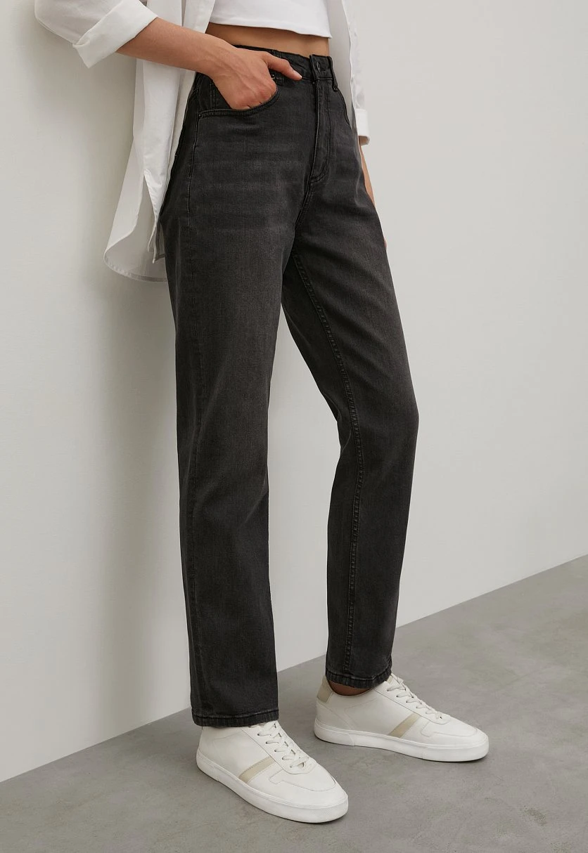 Джинсы straight fit женские, Модель FAC15002, Фото №4