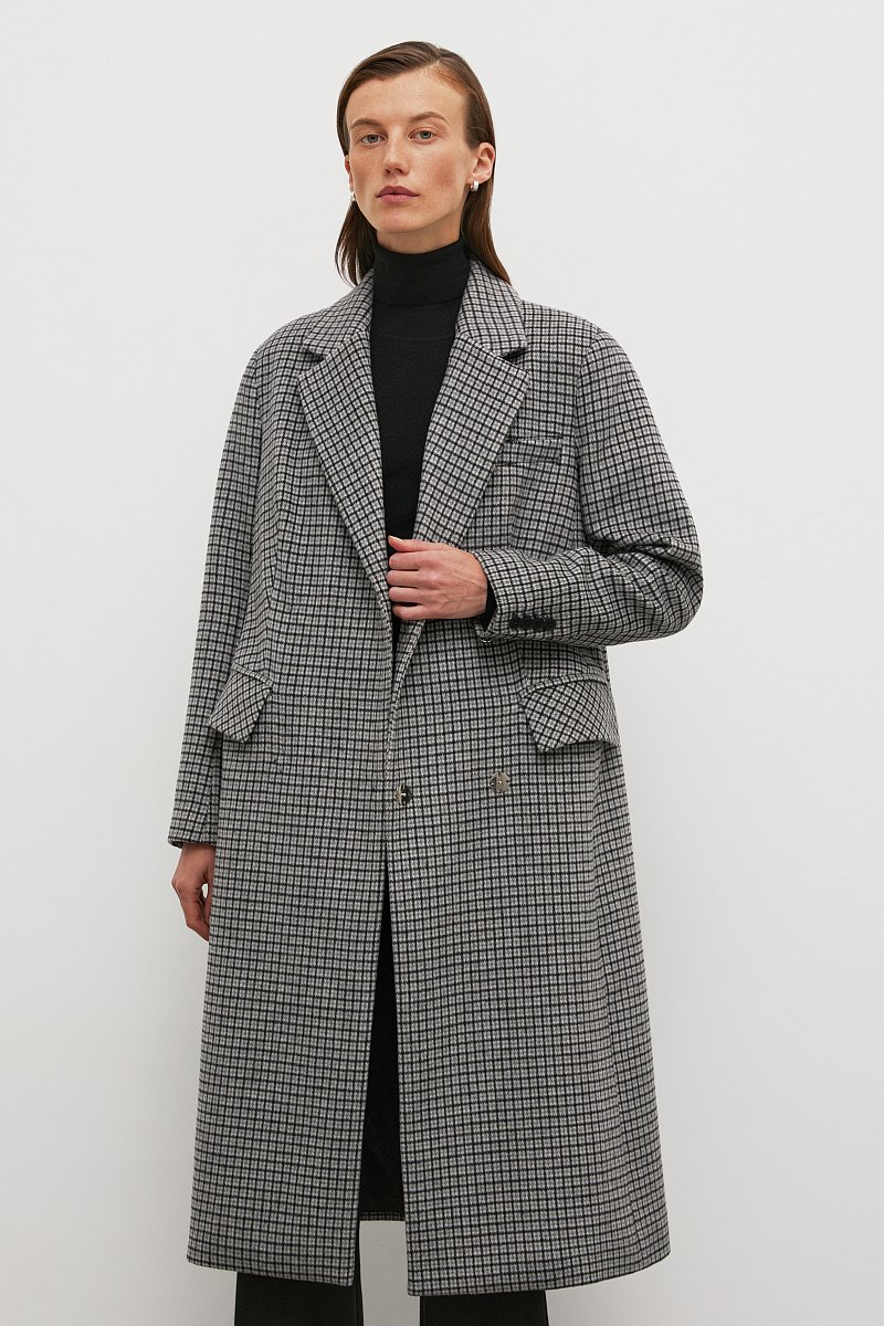 Пальто из шерсти, Модель FAC51044, Фото №1