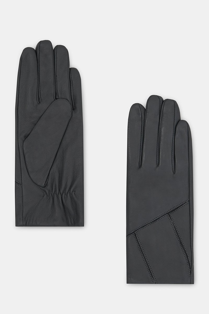 Кожаные женские перчатки, Модель FAC11325, Фото №1