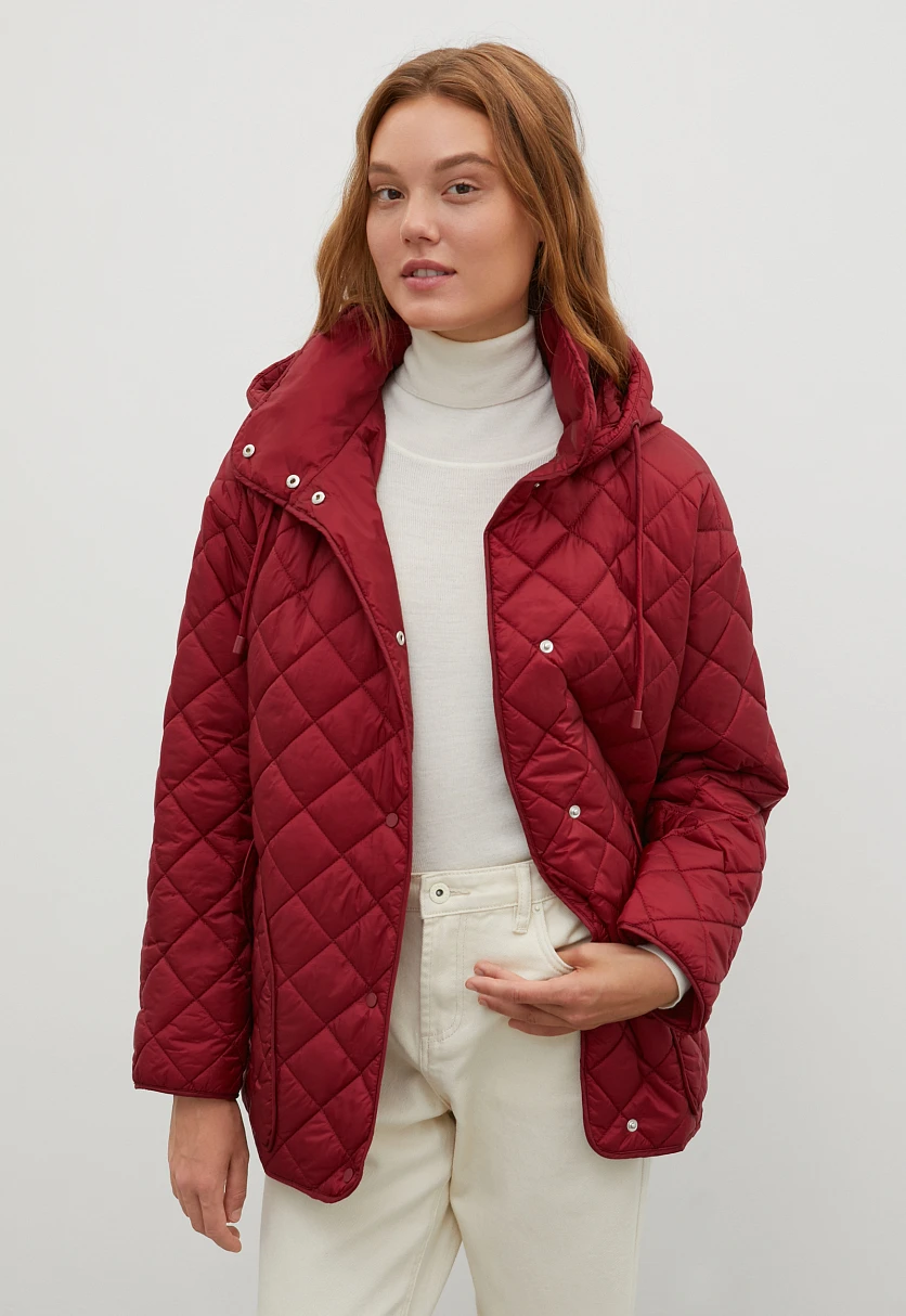 Утепленная куртка со съемным капюшоном, Модель FAC11097B, Фото №1