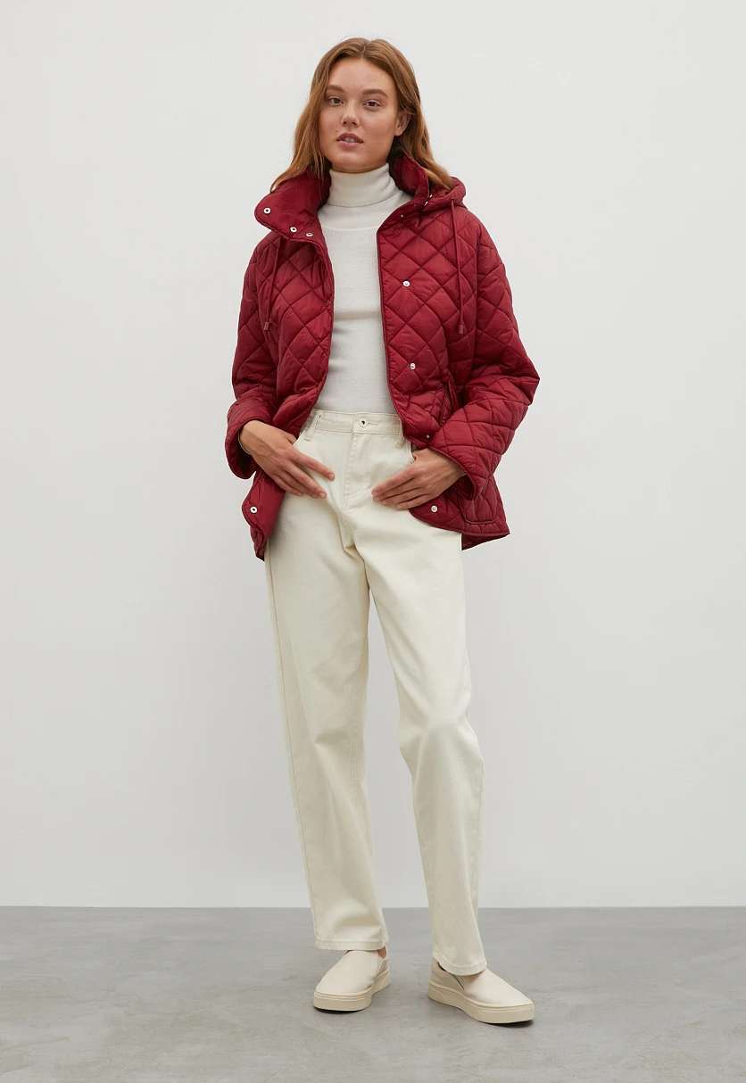 Утепленная куртка со съемным капюшоном, Модель FAC11097B, Фото №2