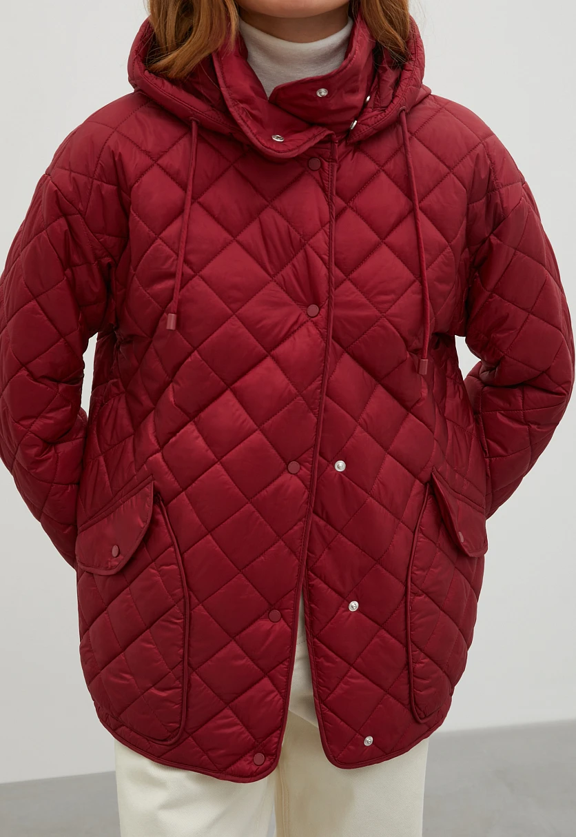 Утепленная куртка со съемным капюшоном, Модель FAC11097B, Фото №3