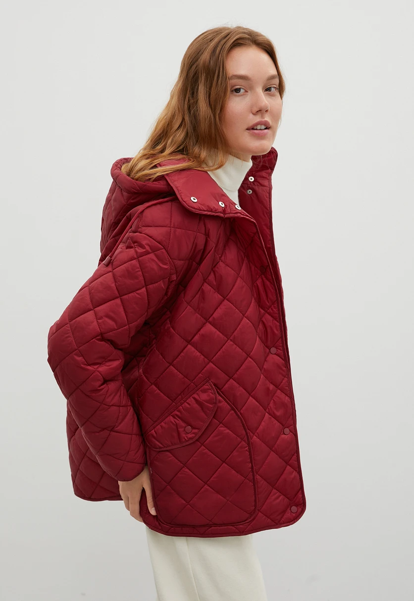 Утепленная куртка со съемным капюшоном, Модель FAC11097B, Фото №4