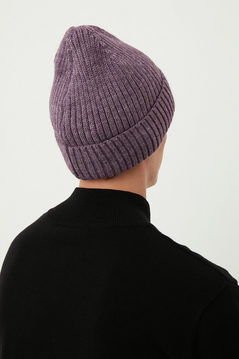 Базовая шапка  с добавлением шерсти, Модель FAC21163, Фото №3