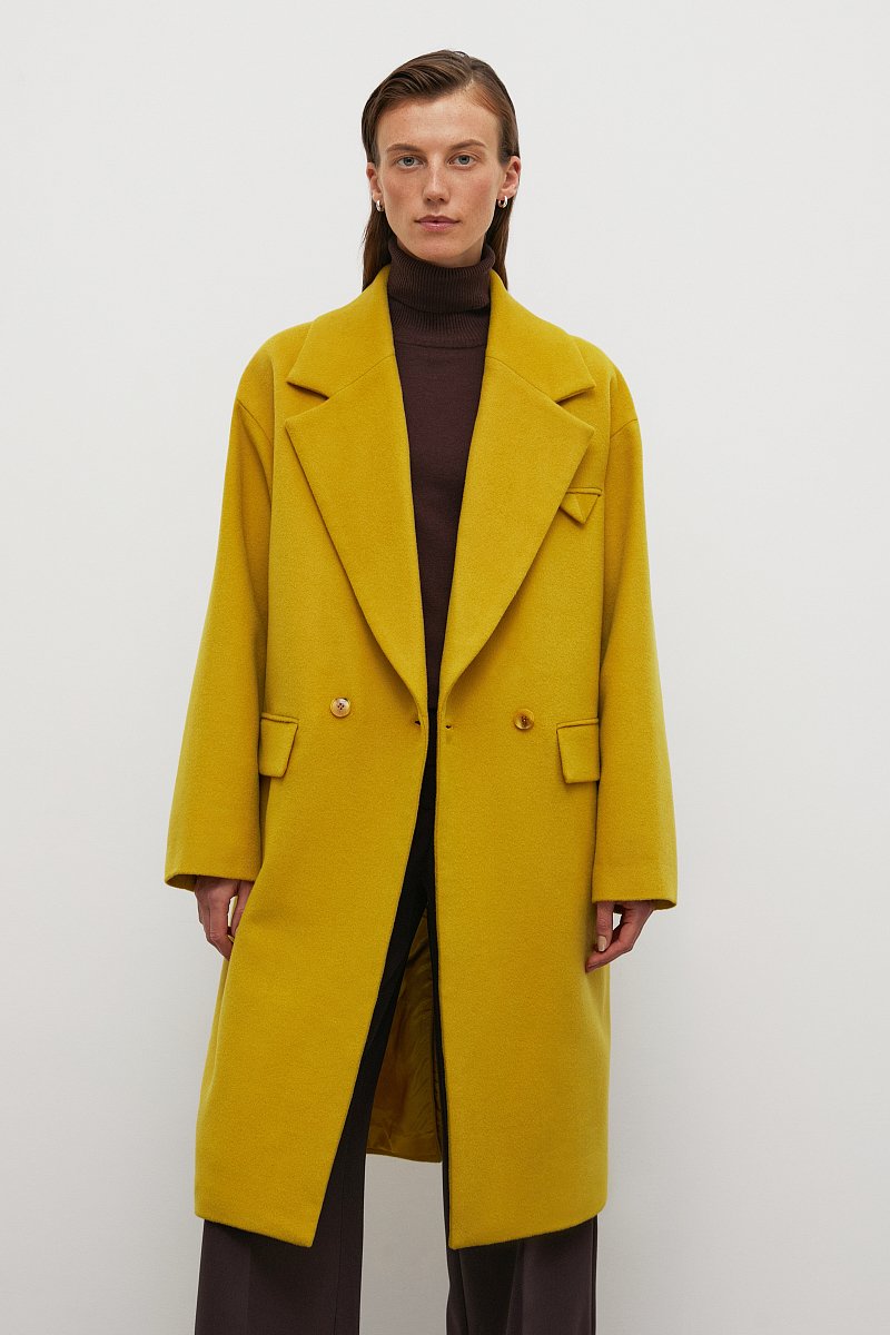 Пальто из шерсти, Модель FAC51030-2, Фото №1
