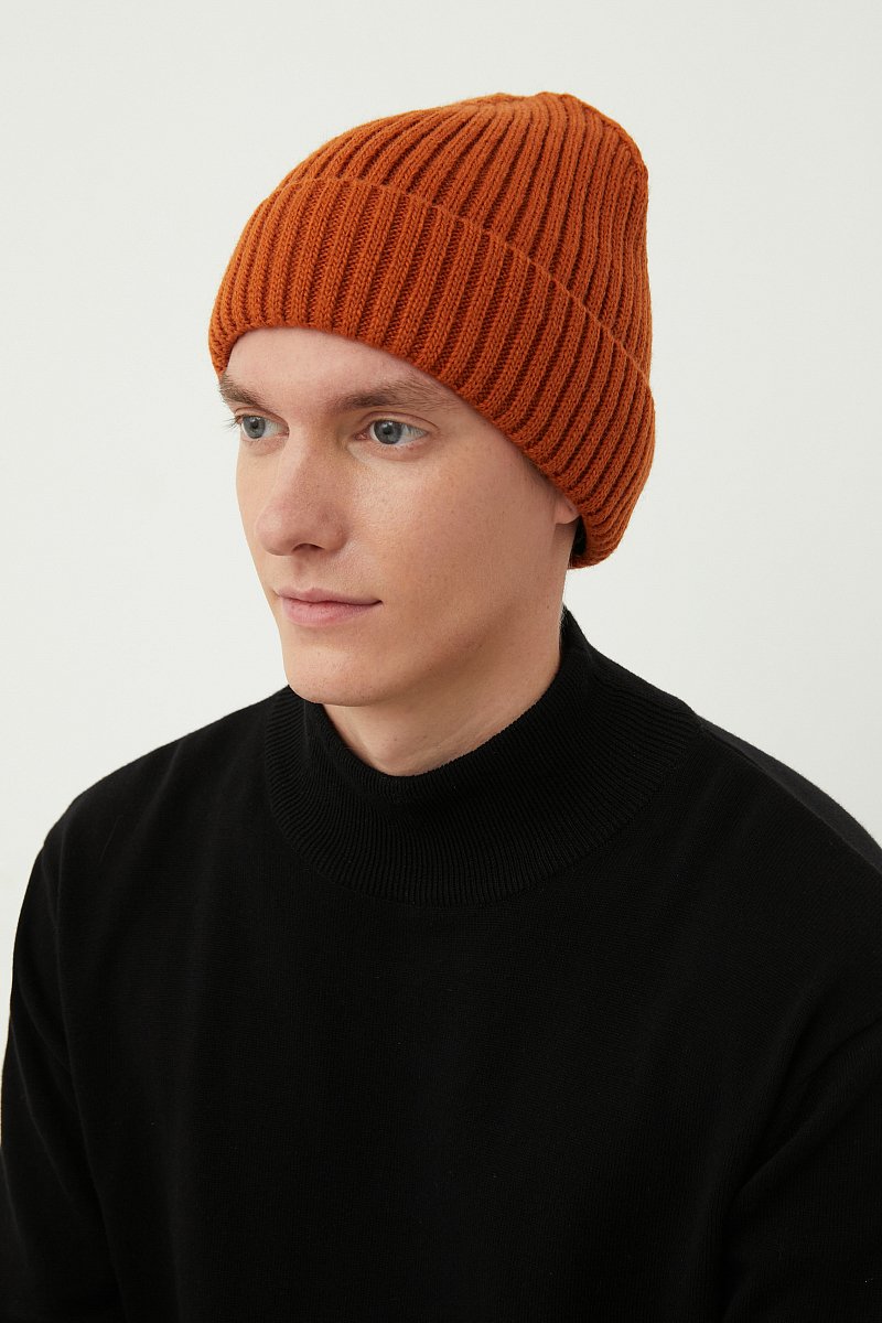 Базовая шапка  с добавлением шерсти, Модель FAC21163, Фото №2