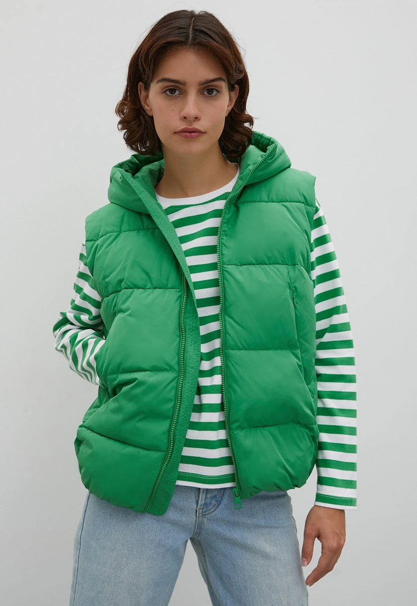 Утепленный жилет с капюшоном, Модель FAC13011, Фото №1