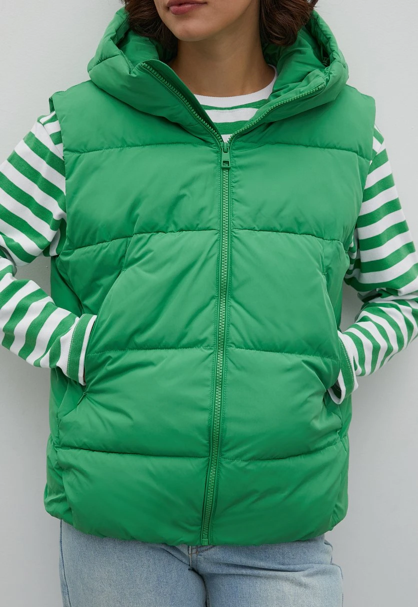 Утепленный жилет с капюшоном, Модель FAC13011, Фото №3