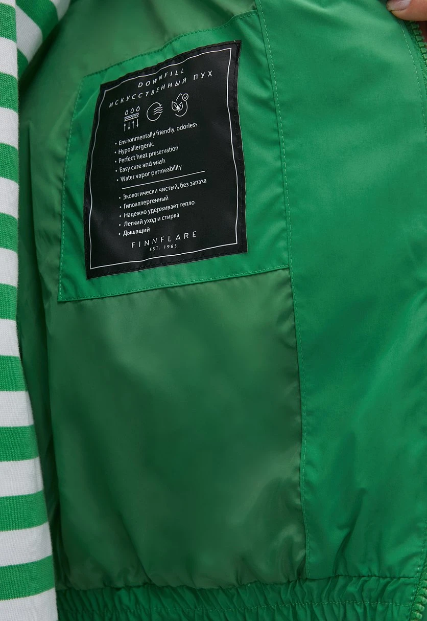 Утепленный жилет с капюшоном, Модель FAC13011, Фото №7