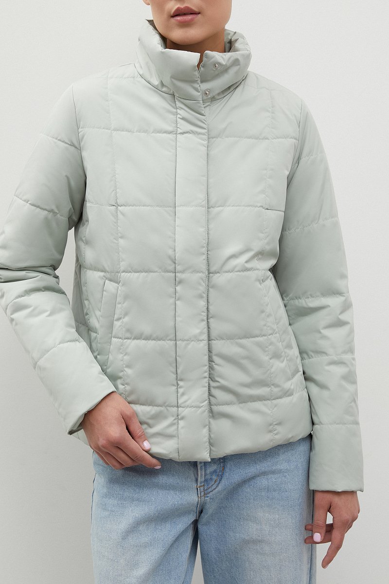 Куртка утепленная с воротником-стойкой, Модель FAC11026, Фото №3