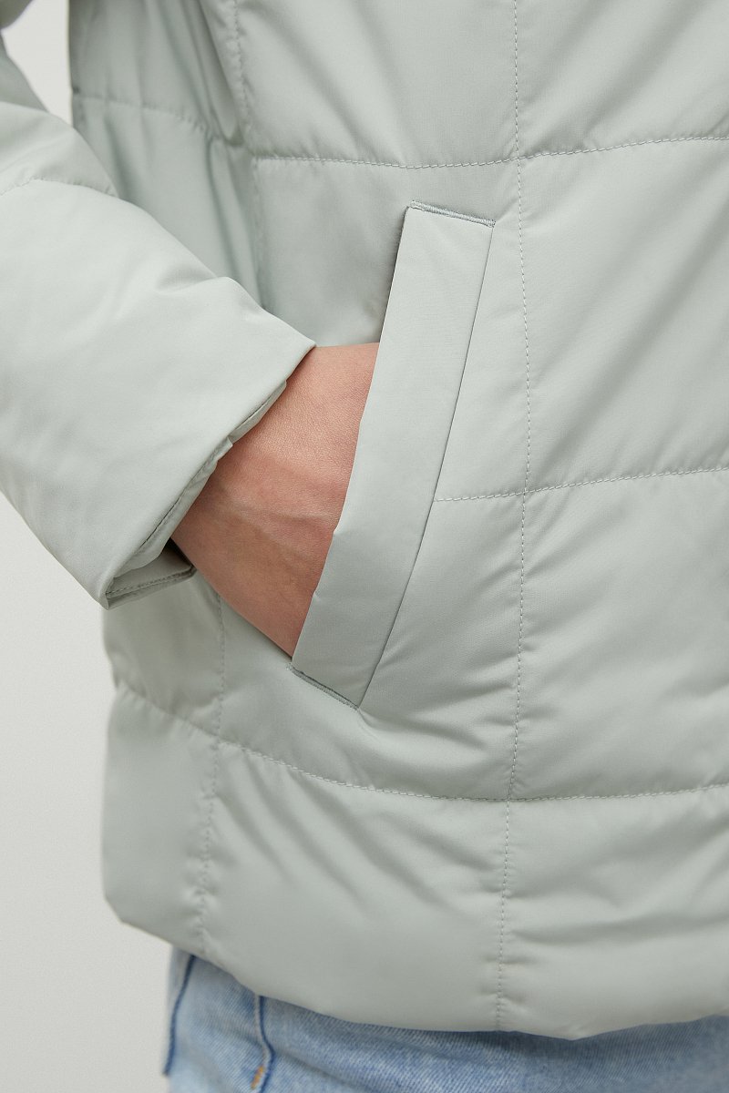 Куртка утепленная с воротником-стойкой, Модель FAC11026, Фото №6