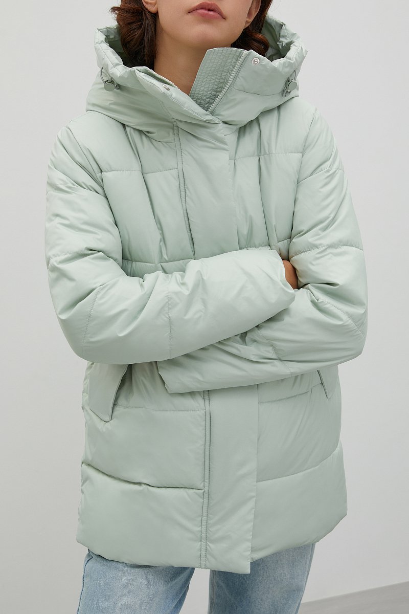 Утепленная куртка с капюшоном, Модель FAC11053, Фото №3
