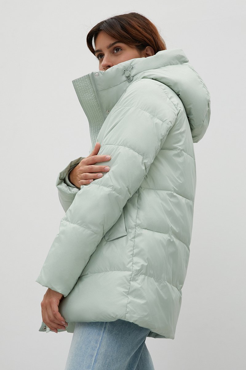 Утепленная куртка с капюшоном, Модель FAC11053, Фото №4