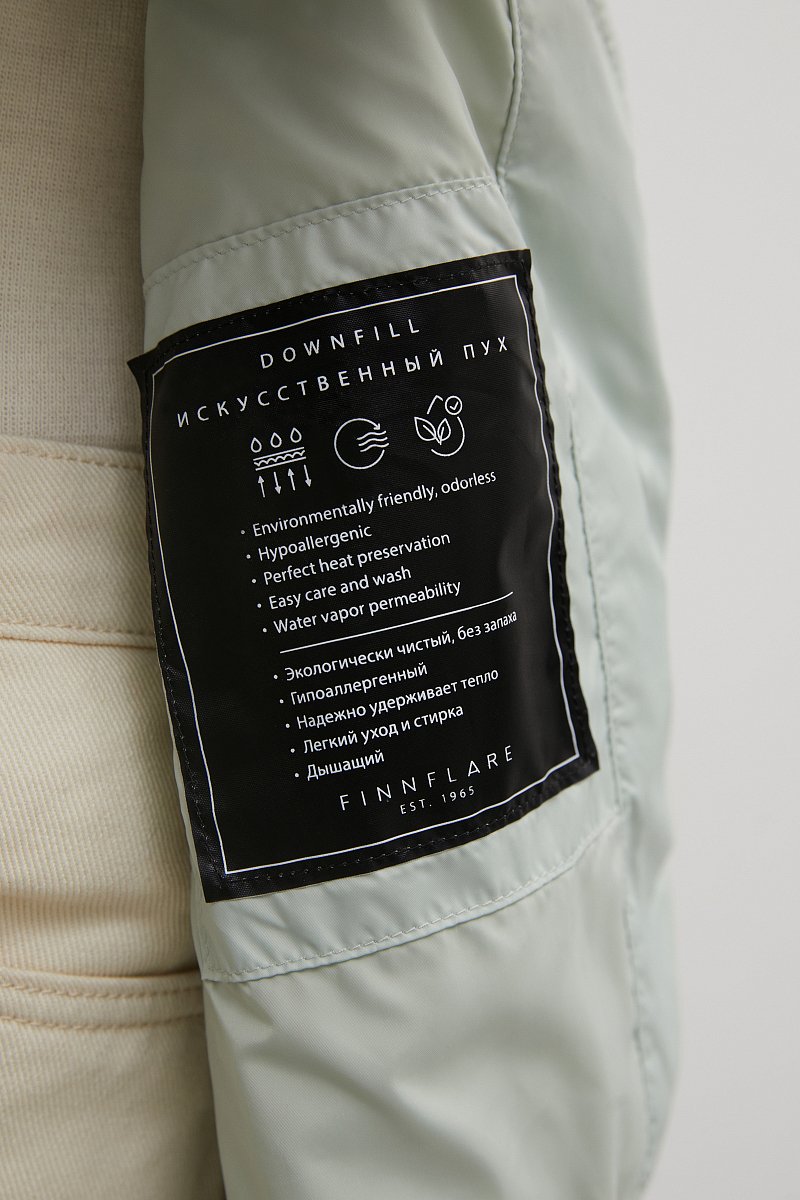 Стеганая куртка с поясом, Модель FAC11054, Фото №6