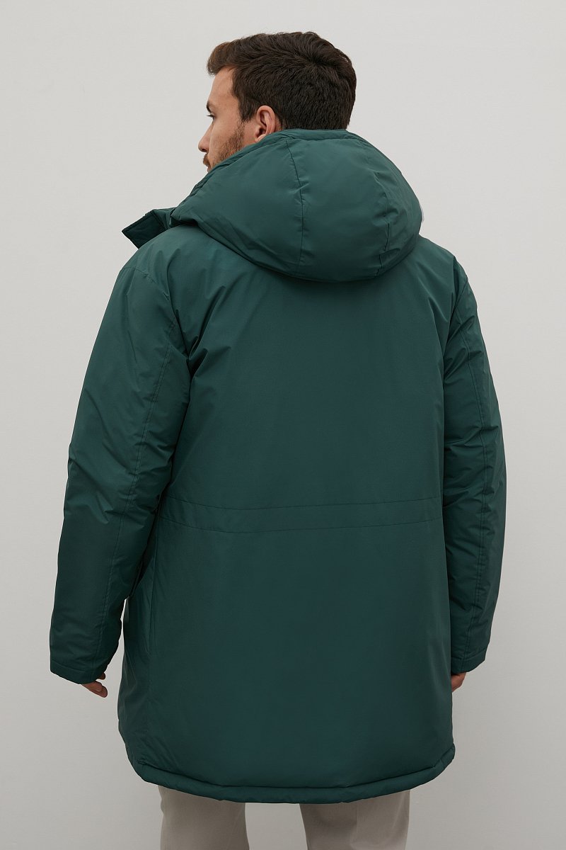 Утепленное пальто с капюшоном, Модель FAC22008B, Фото №5