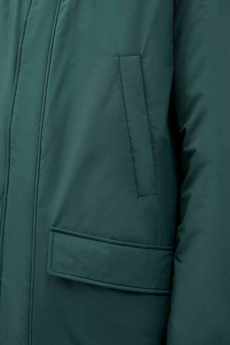 Утепленное пальто с капюшоном, Модель FAC22008, Фото №6