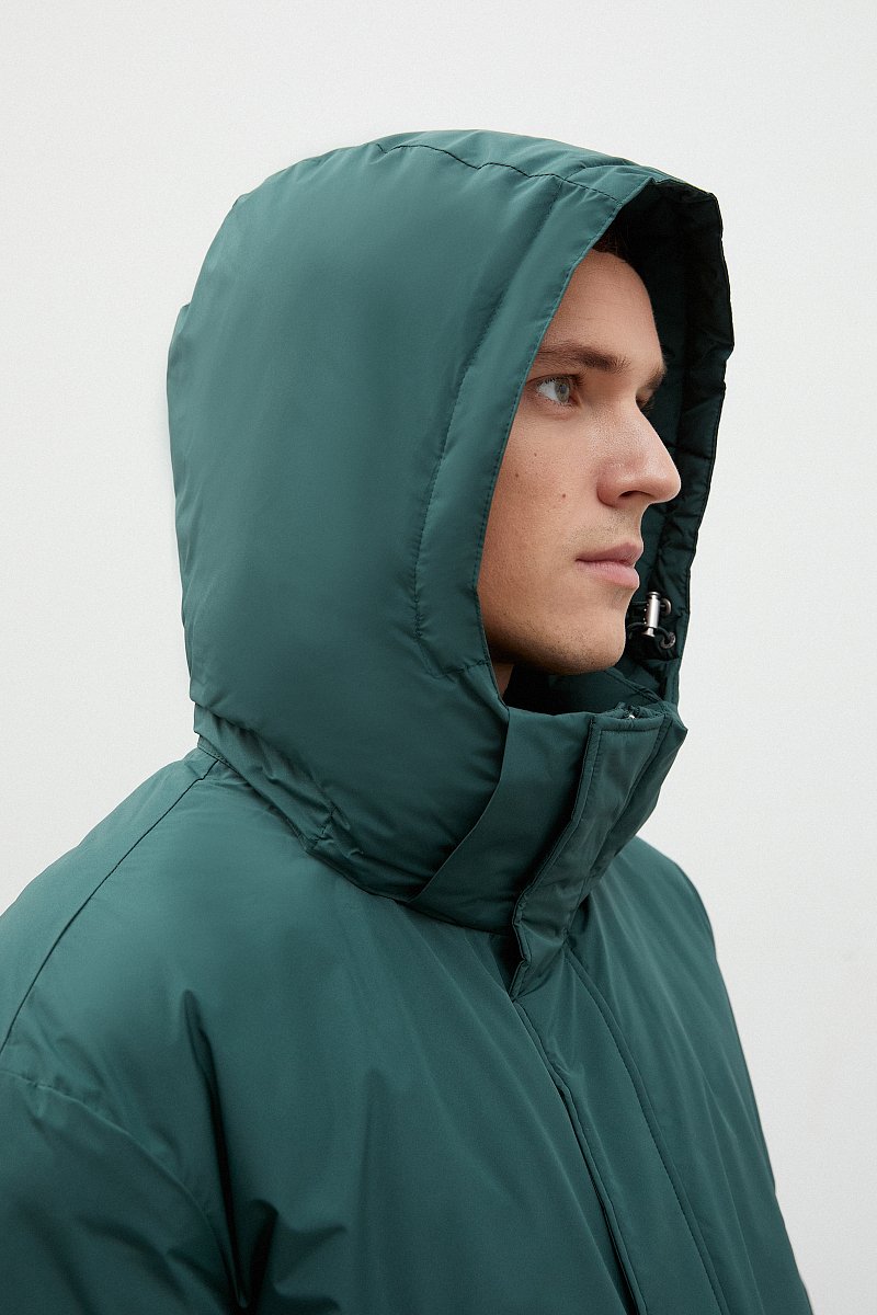 Утепленное пальто с капюшоном, Модель FAC22008, Фото №7