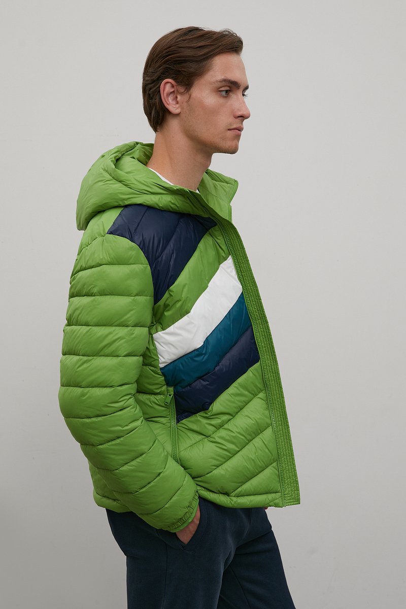 Утепленная куртка с капюшоном, Модель FAC23006, Фото №3