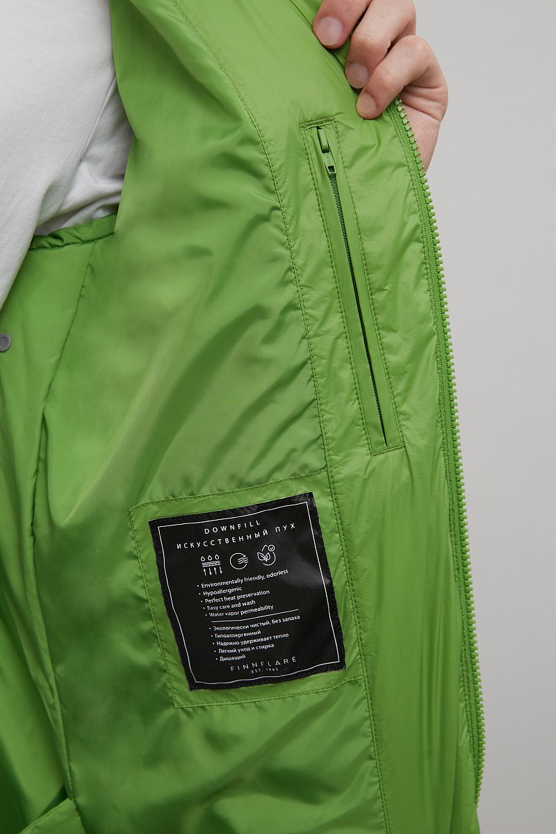 Утепленная куртка с капюшоном, Модель FAC23006, Фото №6