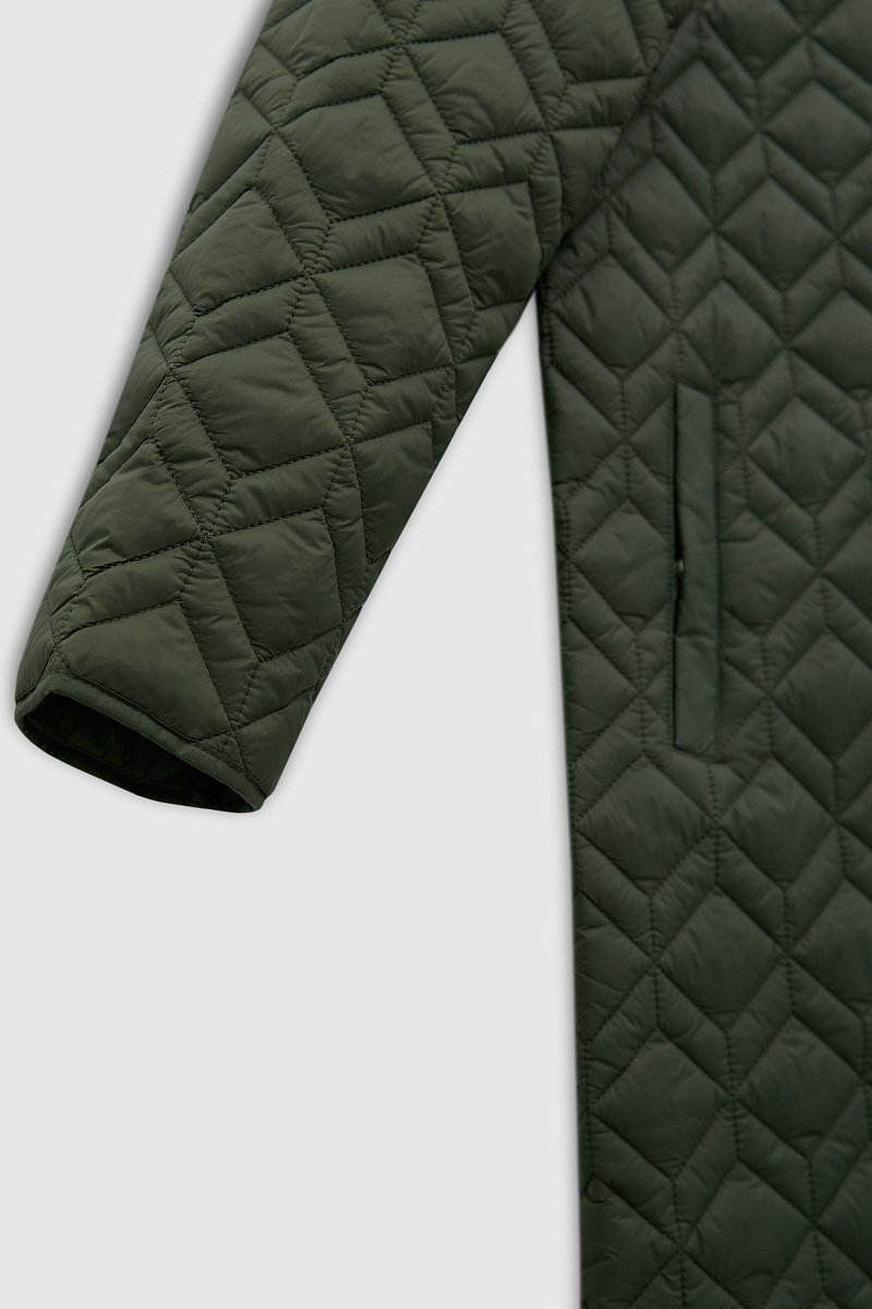 Стеганое утепленное пальто, Модель FAC12037, Фото №6